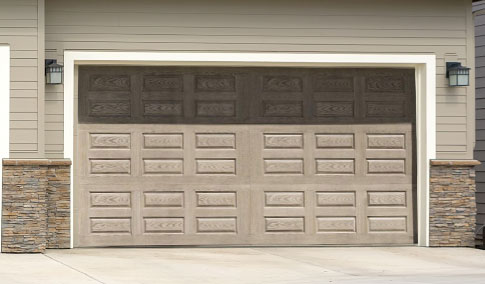 Fiberglass garage door