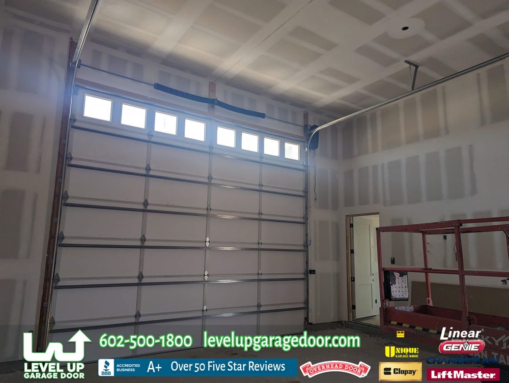 Garage door opener and spring repair work
